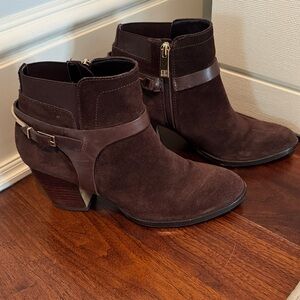 Ivanka Trump Dark Brown Ankle Booties